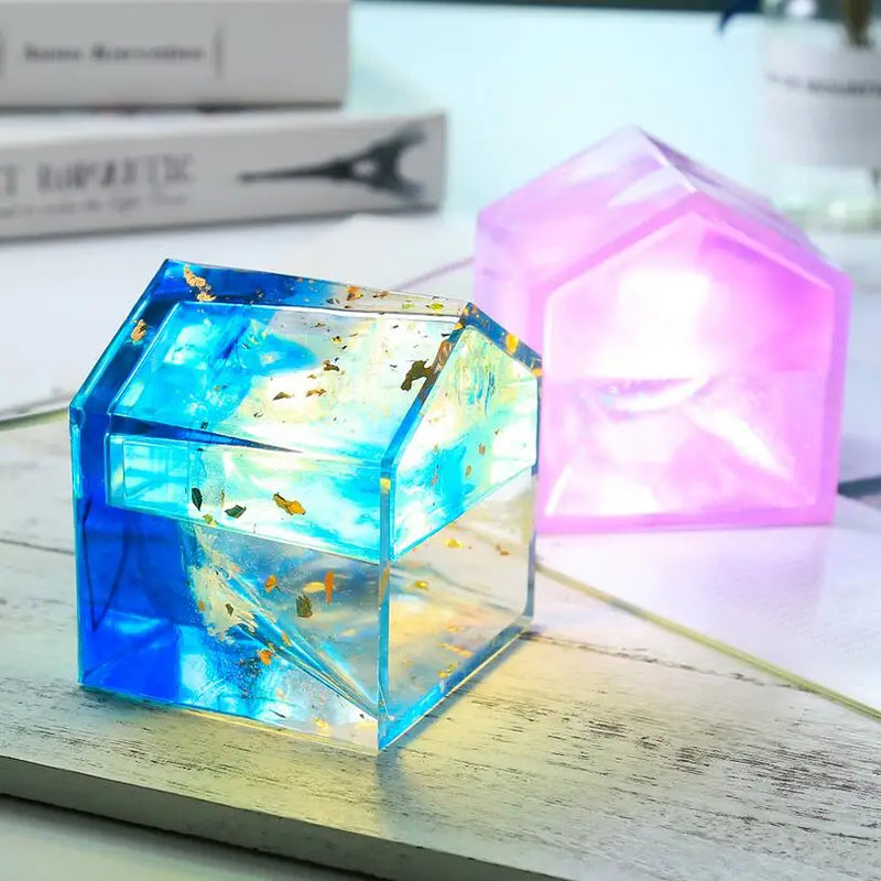 Small House Night Light Mold for Resin Crafts