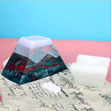 Transparent Silicone Mould Snow Mountain Table Lamp Mold