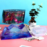 Transparent Silicone Mould Snow Mountain Table Lamp Mold