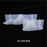 Silicone Mould Dried Flower Resin Craft Mountain Mold