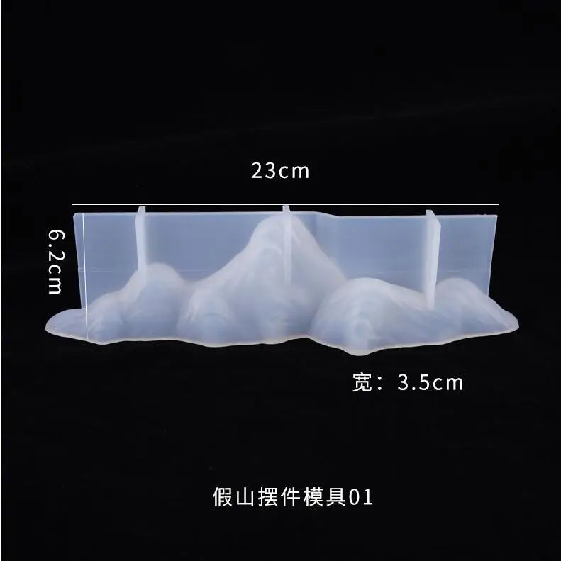 Silicone Mould Dried Flower Resin Craft Mountain Mold