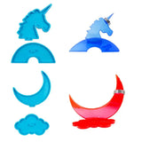 Silicone Mould Dried Flower Resin Craft Unicorn Moon Cloud Mold