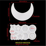 Silicone Mould Dried Flower Resin DIY Wind chime Mold Epoxy Resin Molds