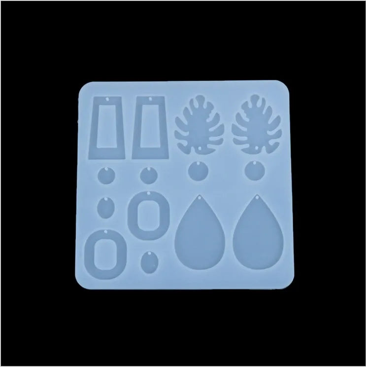 Silicone Mould Dried Flower Resin Craft earring Mold