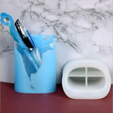 Silicone Mould Dried Flower Resin Craft DIY Mold Rabbit Pen Holder