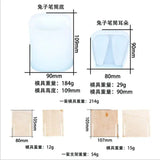 Silicone Mould Dried Flower Resin Craft DIY Mold Rabbit Pen Holder