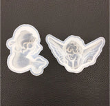 Silicone Mould Dried Flower Resin Craft DIY Angel Mermaid Mold