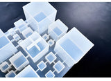 12 Cube Epoxy Resin Molds for Jewelry Making