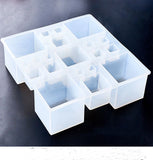 12 Cube Epoxy Resin Molds for Jewelry Making