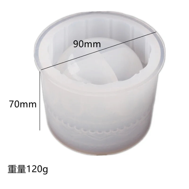 Small Cup Storage Box Mold Resin Decorative Silicone Mould