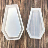 Silicone Necklace Mold Resin Coffin Storage Box DIY Epoxy Molds For Jewelry