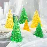 Silicone Mould Resin Christmas Tree Night Light Ornaments Mold