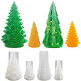 Silicone Mould Resin Christmas Tree Night Light Ornaments Mold
