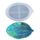 Silicone Mould Resin Leaf Shape Plate Dish Mold Epoxy Resin Jewelry DIY Craft