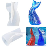 Silicone Mould Resin Craft DIY Fish Tail Mold Epoxy Resin Jewelry