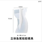 Silicone Mould Resin Craft DIY Fish Tail Mold Epoxy Resin Jewelry