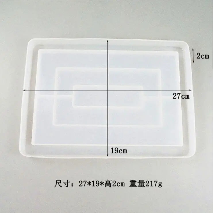 DIY Silicone Mould for Resin Craft Rectangular Storage Box Mold