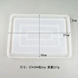 DIY Silicone Mould for Resin Craft Rectangular Storage Box Mold