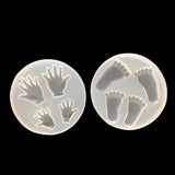 Small Palm Small Feet Shape Epoxy Resin Molds for Jewelry