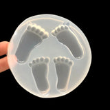 Small Palm Small Feet Shape Epoxy Resin Molds for Jewelry