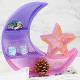 Silicone Mould Resin Stars Moon Decoration Storage Box Mold