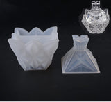 Silicone Mould Resin Decorative Craft DIY Pyramid Storage Box Mold