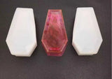 Silicone Mould Necklace Lanugo Mold Resin Craft DIY Coffin Storage Box Epoxy Res