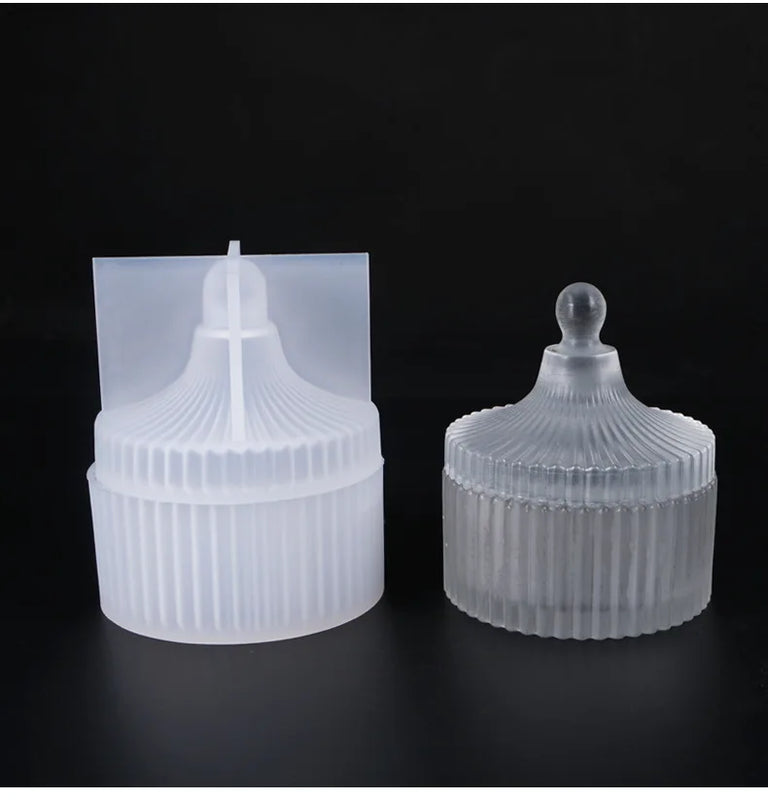 Silicone Mould Necklace Resin Craft Stripe Storage Box Epoxy