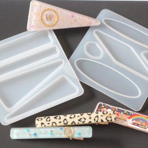 Silicone Hairpin Hair Ring Geometric Bow Mould for DIY Jewelry