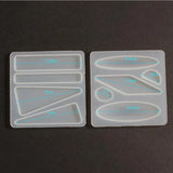 Silicone Hairpin Hair Ring Geometric Bow Mould for DIY Jewelry