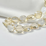 Crystal Straight Hole Circle Flat Beads - DIY Earrings Bracelet Necklace