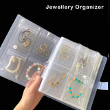 Transparent Storage Album Earrings Necklaces Jewelry Gift