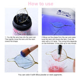UV DIP Resin Glue Ultraviolet Curing Crystal Flower Make Liquid UV Glue
