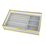 Velvet Jewelry Display Showcase Necklace Storage