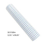 Vinyl Transfer Tape 30.5cmx500cm Alignment Grid Medium Adhesive for Crafts