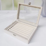 Velvet Jewelry Box Organizer for Women - Travel Storage Display Case