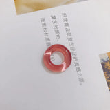 Acrylic Glass Texture Resin Pendant Jewelry DIY Accessories 6pcs