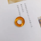 Acrylic Glass Texture Resin Pendant Jewelry DIY Accessories 6pcs