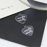 40pcs Geometric Key/Hearts Resin Charms for DIY Jewelry - Women Accessories