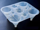 Silicone Cube Cones Pyramid Mould for Resin Craft Jewelry Making