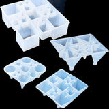 Silicone Cube Cones Pyramid Mould for Resin Craft Jewelry Making