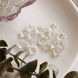 Transparent Abacus Beads Retro Earrings DIY Accessories
