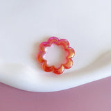Acrylic Plated Hollow Lace Beads DIY Pendant Accessory