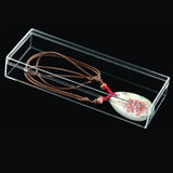 Transparent Plastic Rectangle Storage Box for Jewelry and Electronic Parts