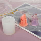 3D Castle Silicone Mold for Resin Crafts