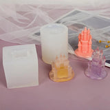 3D Castle Silicone Mold for Resin Crafts