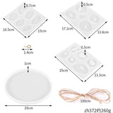DIY Planet Charms Pendant Mold Set for Epoxy Resin Jewelry Making