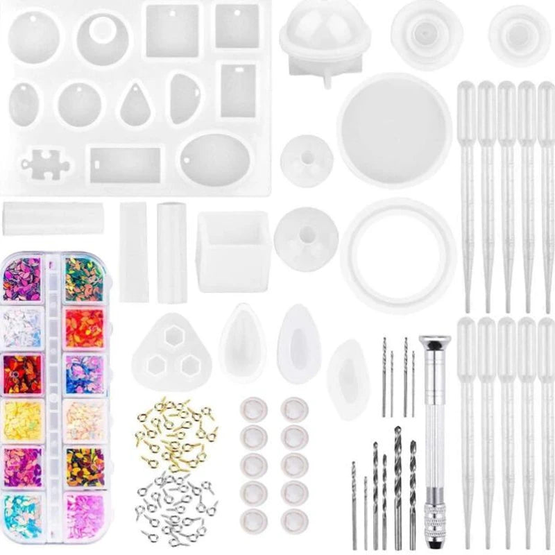 Geometric Silicone Mold for DIY Jewelry Making