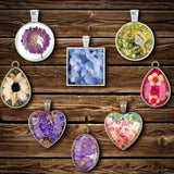 Silicone Mold for Resin Time Gem Pendant Jewelry DIY