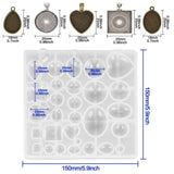 Silicone Mold for Resin Time Gem Pendant Jewelry DIY